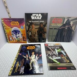 Star Wars Kids Book Lot – Black, White, Red, Yellow, Purple
